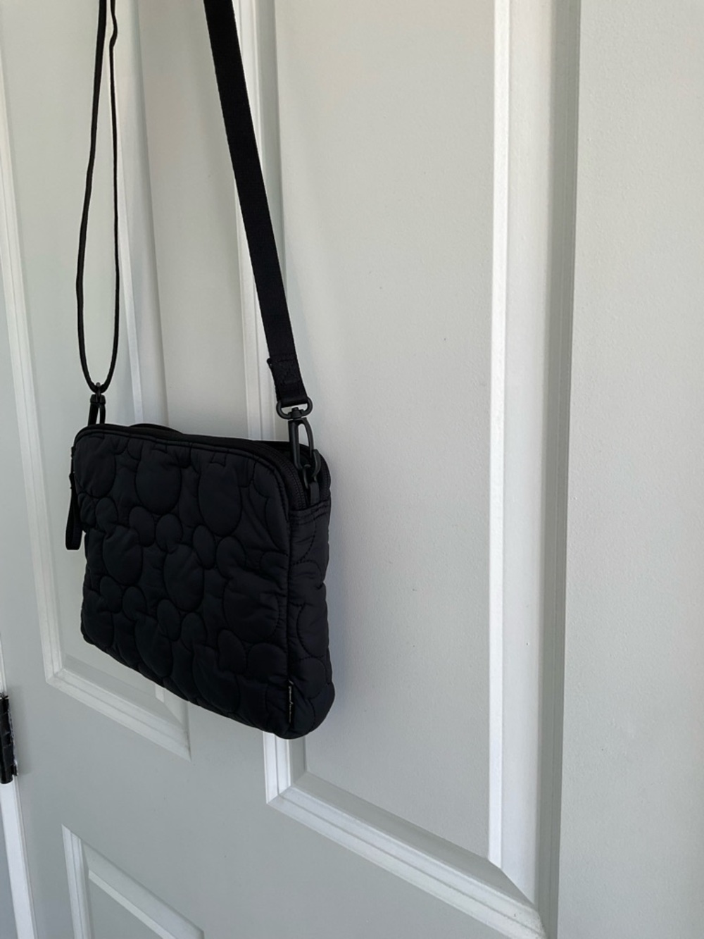 Vera Bradley Disney Quilted Mickey Crossbody Bag in Black - Picture 3 of 14